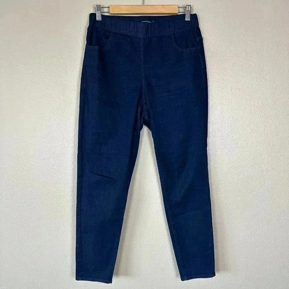 Universal Standard Stovepipe High Rise Jeans Dark Indigo Size Women's XS - Picture 3 of 8
